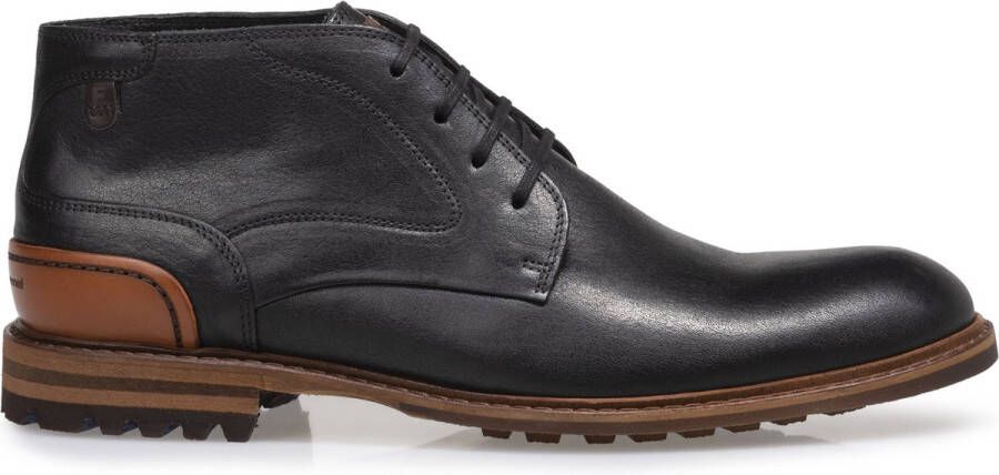 Floris van Bommel CREPI~11.15~~~~~~~~~~~~~~~~~~~ Vrije tijd half-hoogHeren veterschoenHeren sneakers Zwart - Foto 2