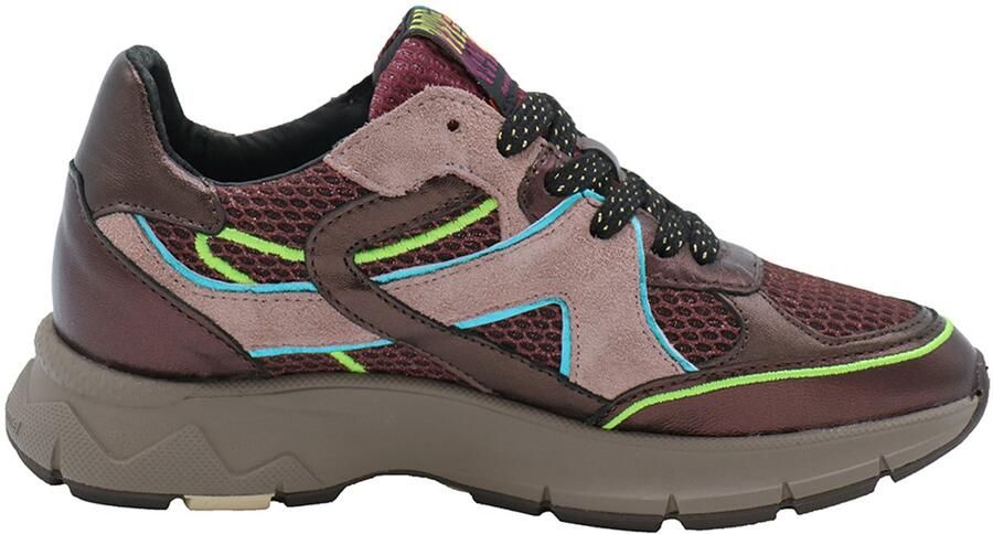 Floris van Bommel Dames Sneakers Daysi 09.02 Bordeaux - Foto 4