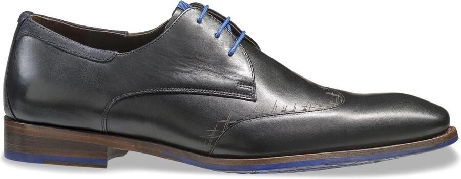 Floris van Bommel 14029 01 G+ Veterschoenen Zwart- Heren