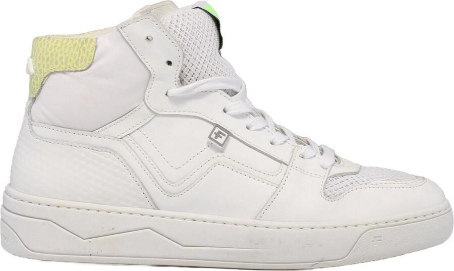 Floris van Bommel 85329 Hoge sneakers Leren Sneaker Dames Wit - Foto 3