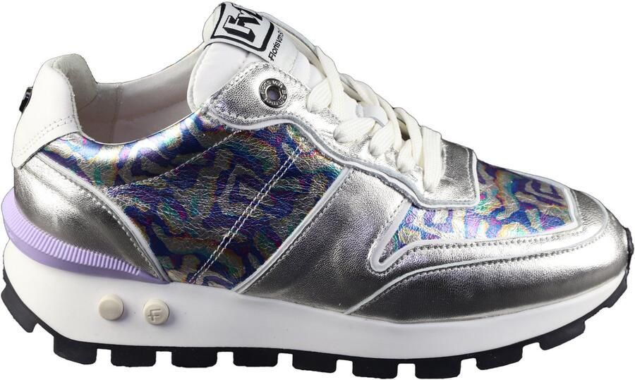 Floris van Bommel Blokki 01.17 Sneakers zilver