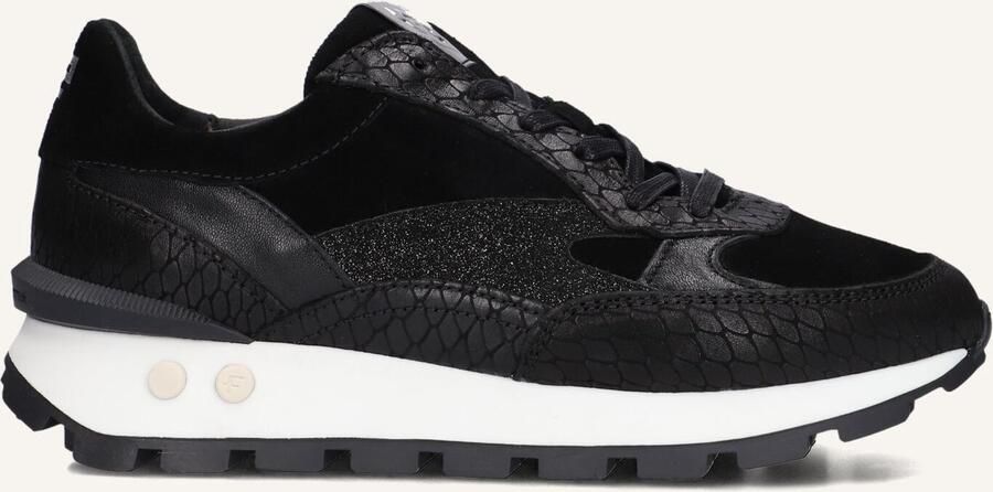 FLORIS VAN BOMMEL Lage Sneakers Dames Blokki 04.03 Maat: 38 Materiaal: Suède Kleur: Zwart - Foto 2