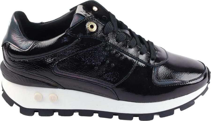 Floris van Bommel Blokki 05.04 Sneakers zwart lak