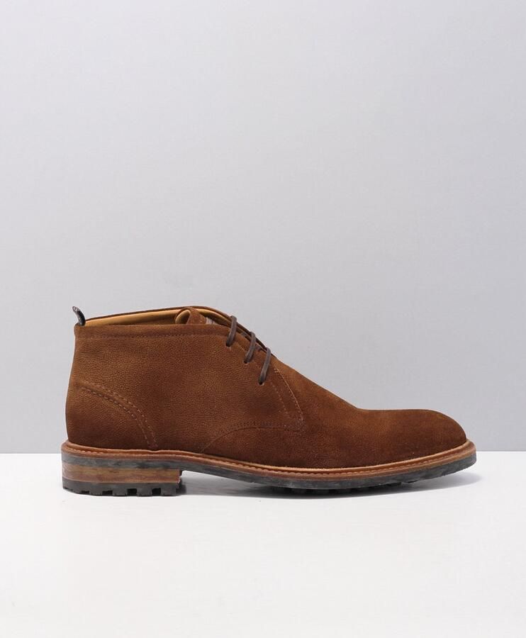 Floris van Floris van Bommel van Floris van Bommel Veterboots Heren Boots Laarzen Herenschoenen Suède SFM-50085 Cognac - Foto 8