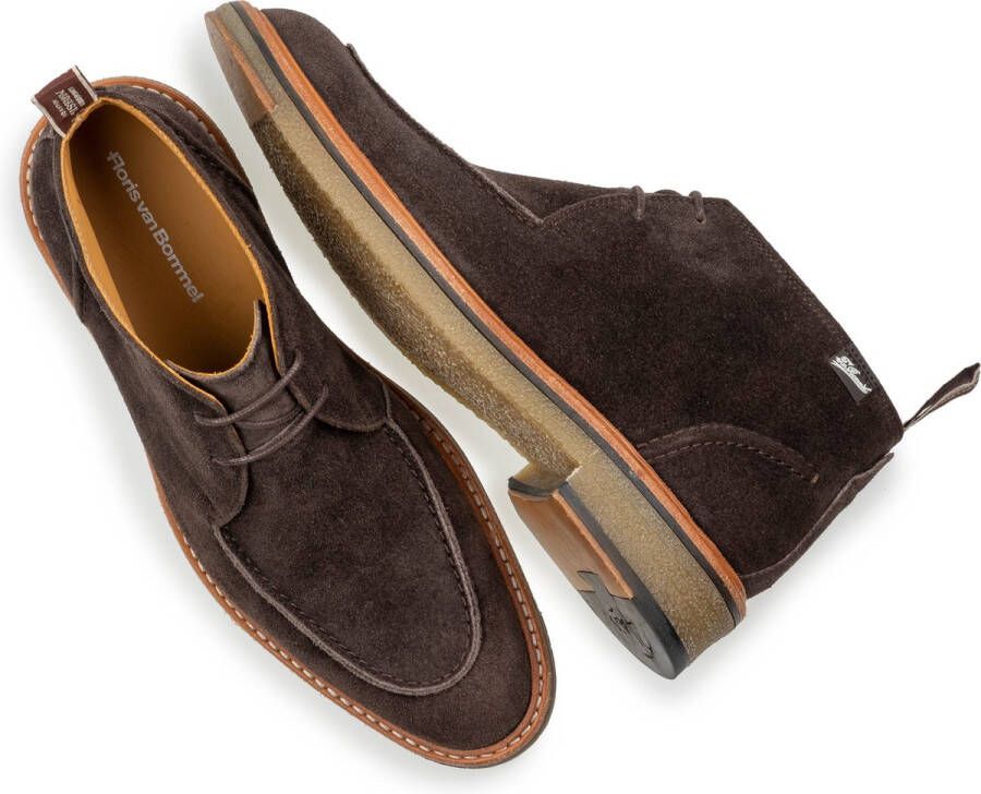 Floris van Floris van Bommel van Floris van Bommel Heren Boots Laarzen Herenschoenen Suède SFM-50123 Bruin - Foto 2