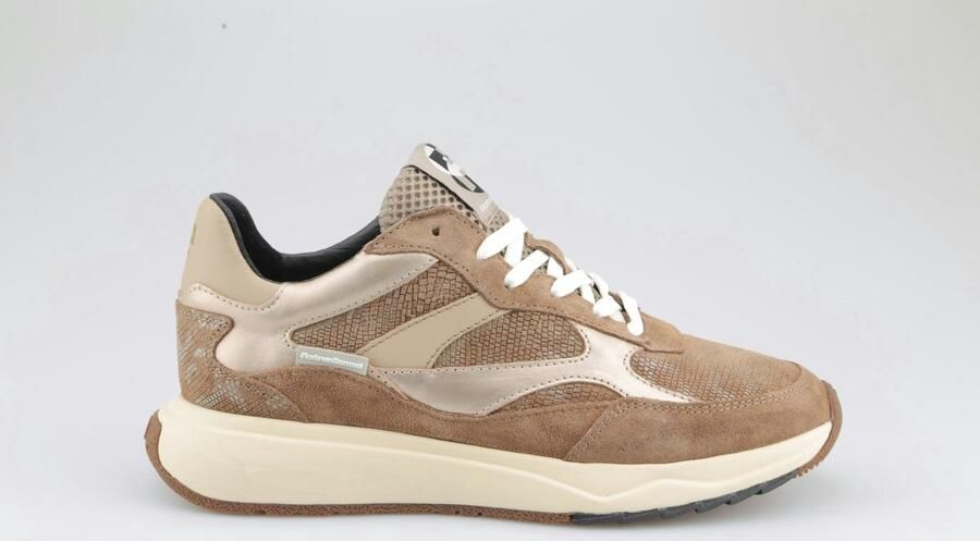 Floris van Bommel Dames sneaker Artikel Suvi 05.03 SFW-10162-34-02 Taupe - Foto 7