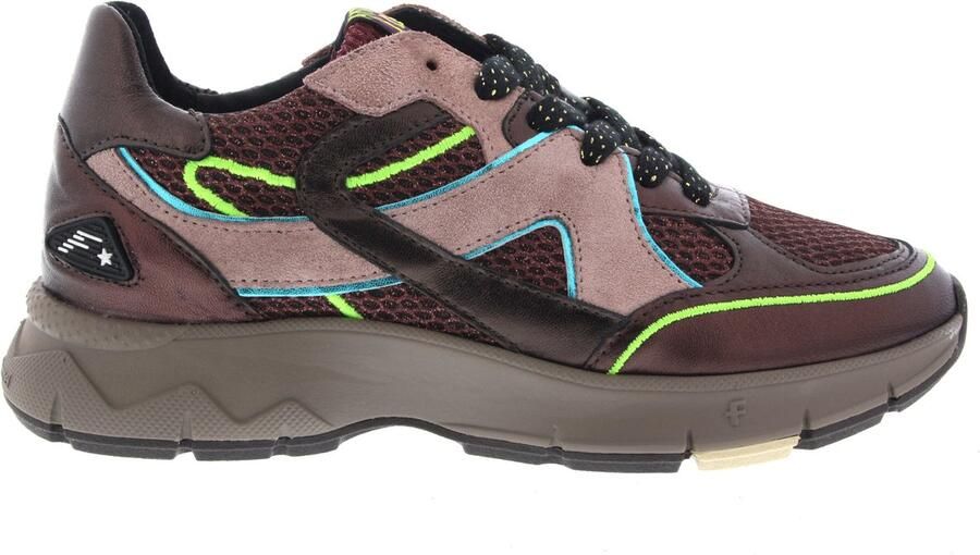 Floris van Bommel Dames Sneakers Daysi 09.02 Bordeaux - Foto 3