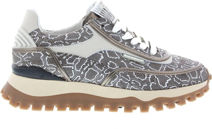 Floris van Bommel DAMES SNEAKERS SFW-10131-20-01 GROMMI 02.13-BROWN-G - Foto 4