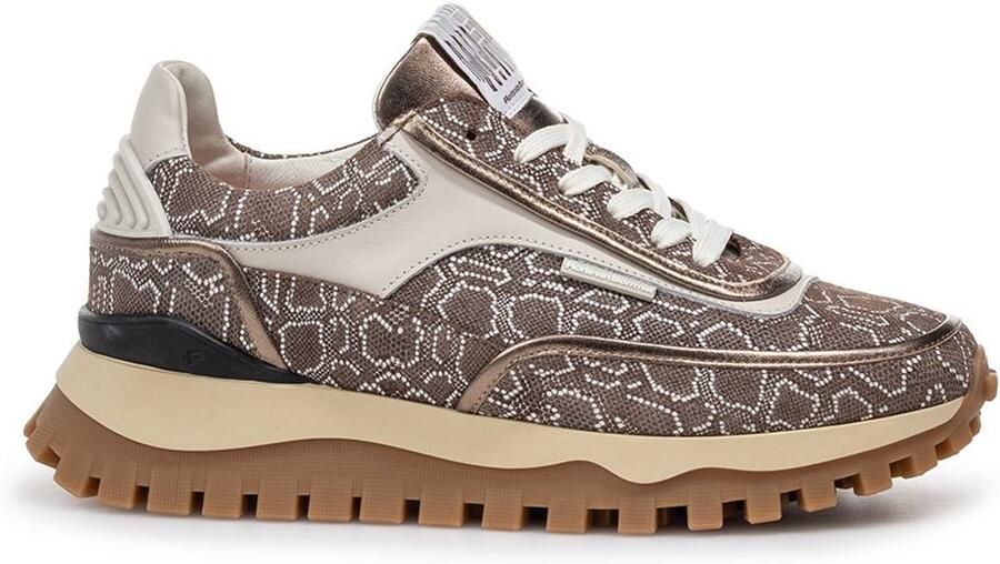 Floris van Bommel DAMES SNEAKERS SFW-10131-20-01 GROMMI 02.13-BROWN-G