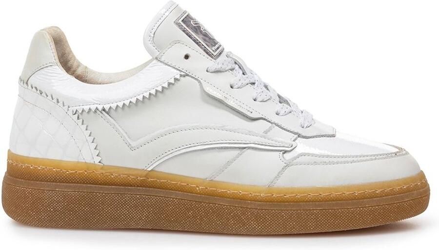 FLORIS VAN BOMMEL Lage Sneakers Dames Sfw-10158 Fygi Maat: 39 Materiaal: Leer Kleur: Wit - Foto 2