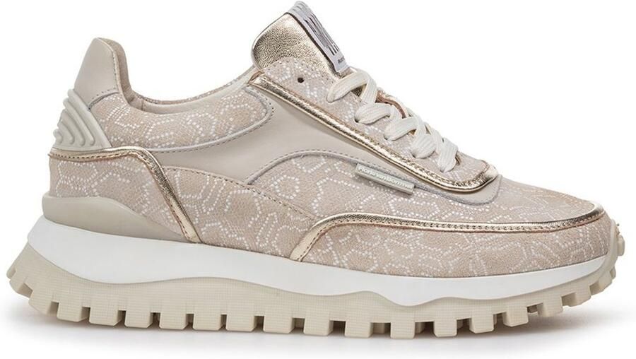 Floris van Bommel DAMES SNEAKERS TAUPE SFW-10131-34-02 GROMMI 02.12-TAUPE-G