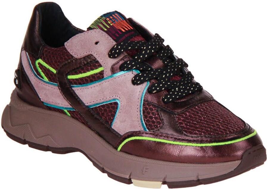 Floris van Bommel Dames Sneakers Daysi 09.02 Bordeaux - Foto 2