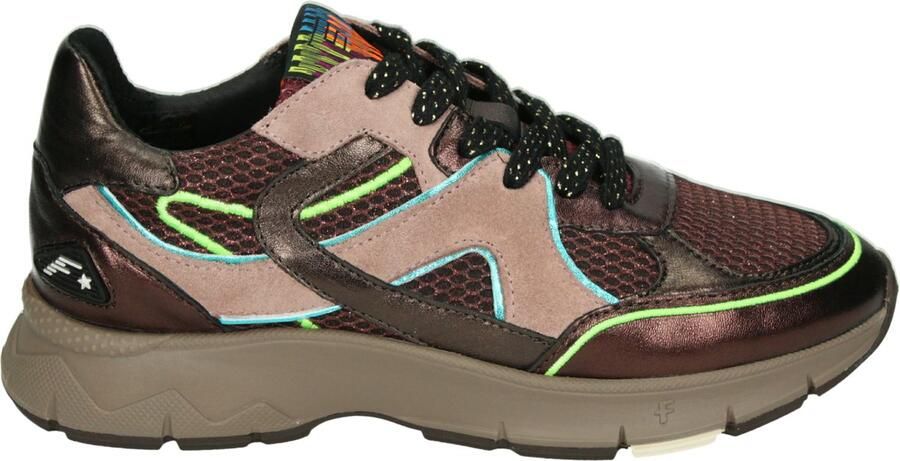 Floris van Bommel DAYSI 09.02 Lage sneakers Dames sneakers Bruin