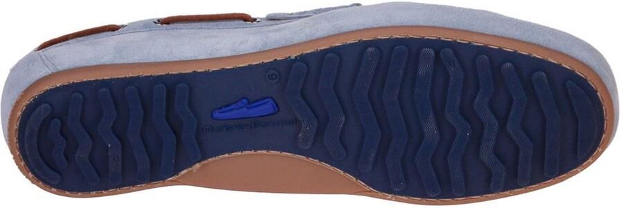 Floris van Bommel Sfm-40026 De Drijver Sneakers Suède Heren Blauw - Foto 4