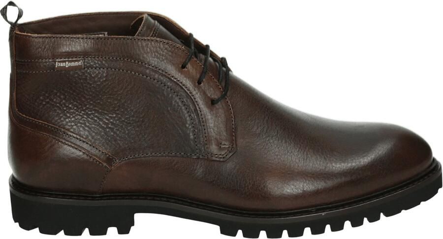 Floris van Bommel DE FLOTER 01.03 Vrije tijd half-hoogHeren veterschoenHeren sneakers Bruin