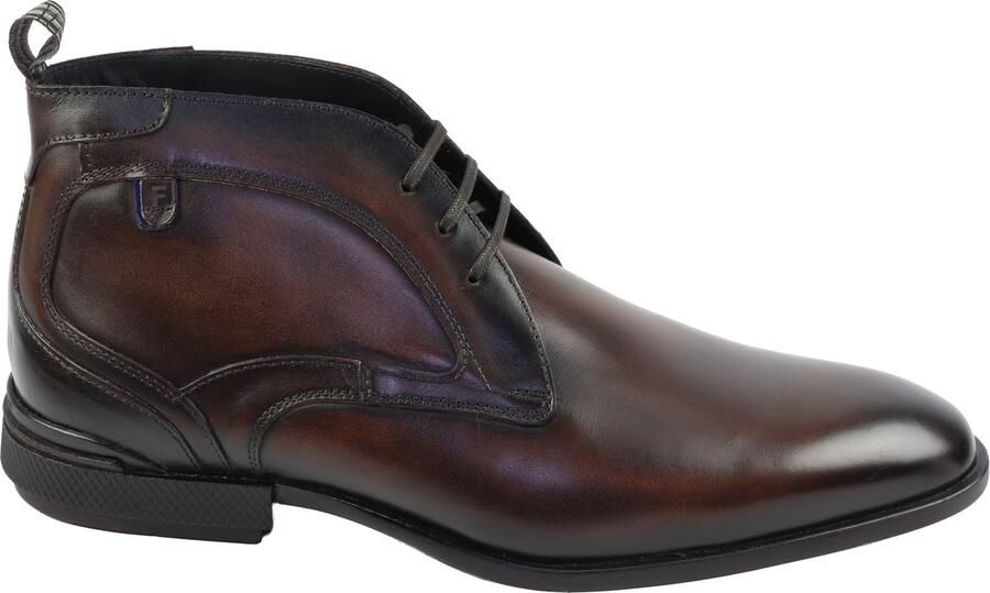 Floris van Bommel De Hakker 01.01 Veterboots Mannen donker bruin