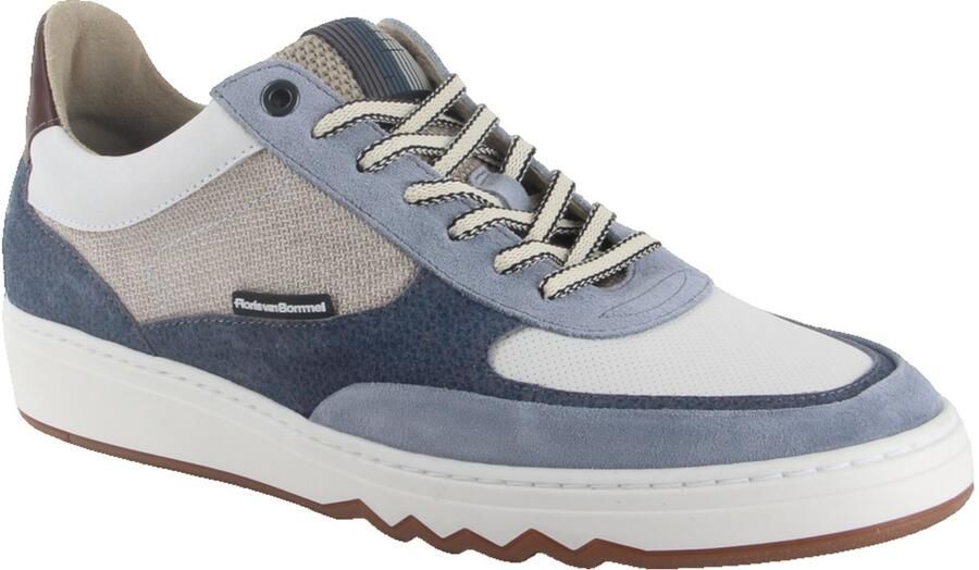 FLORIS VAN BOMMEL Lage Sneakers Heren Sfm-10143 De Kupster Maat: 42⅔ Materiaal: Textiel Kleur: Blauw