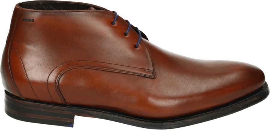 Floris van Bommel DE LOPER 15.00 Nette herenschoenen Business half-hoog Cognac