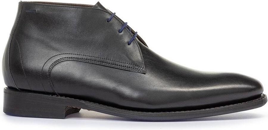 Floris van Bommel DE LOPER 15.01 Nette herenschoenen Business half-hoog Zwart