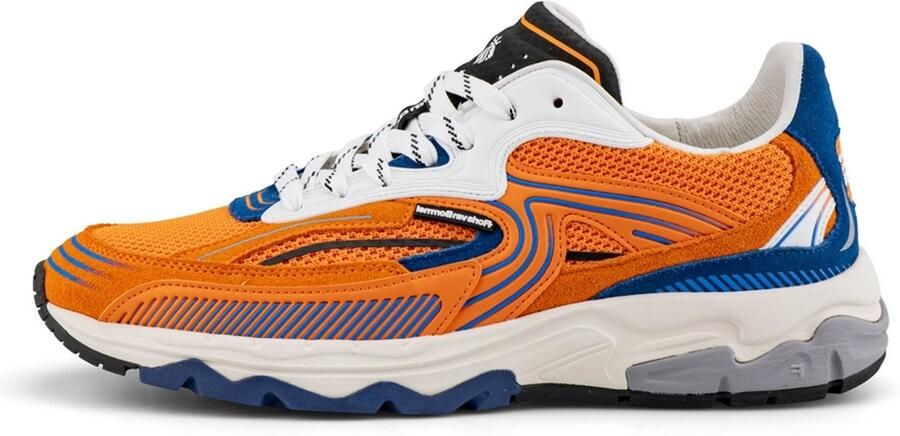Floris van Bommel De Rezer 03.01 Veterschoenen sneakers SFM 10262 86 01 Oranje