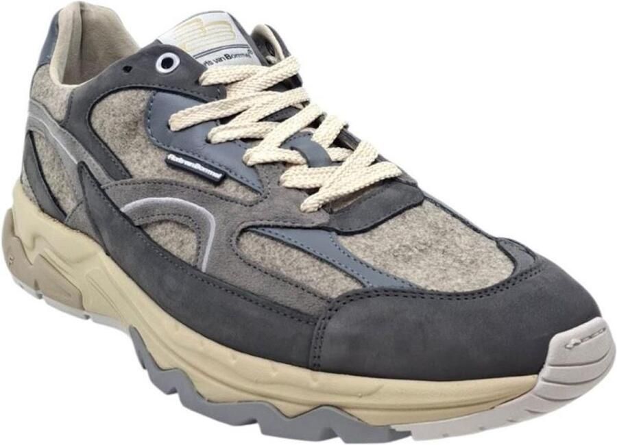 Floris van Bommel De Rezer 01.46 leren sneakers donkergrijs - Foto 4