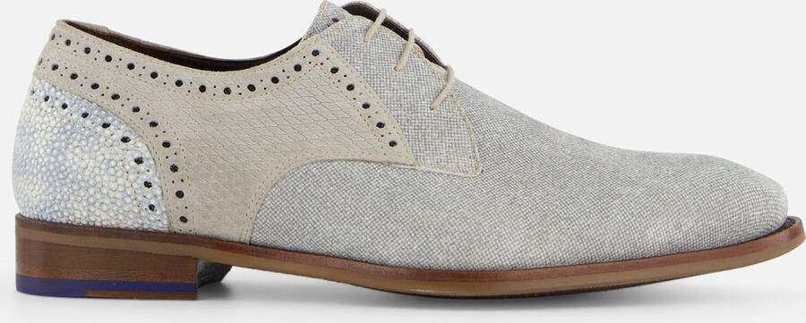 Floris van bommel 30361 De Stapper 39.11 Light Grey G+ Wijdte Veterschoenen - Foto 7