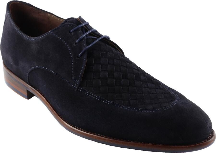Floris van bommel De Strapper 50.01 Dark Blue G+ Wijdte Veterschoenen - Foto 2