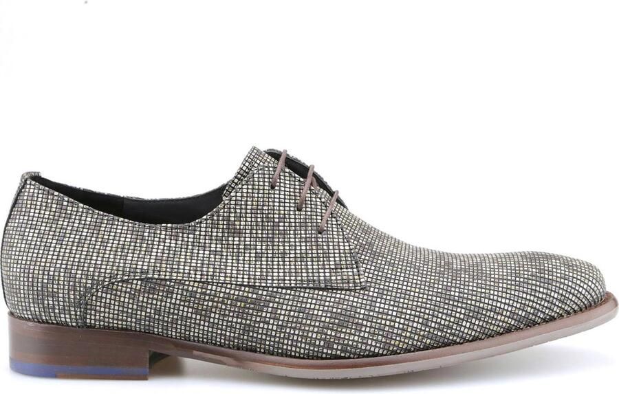 Floris van Bommel De Stijler schoenen bruin combi