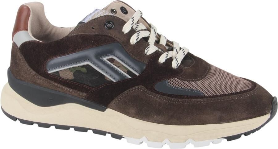 FLORIS VAN BOMMEL Lage Sneakers Heren Sfm-10154 De Treener Maat: 42⅔ Materiaal: Suède Kleur: Groen - Foto 2