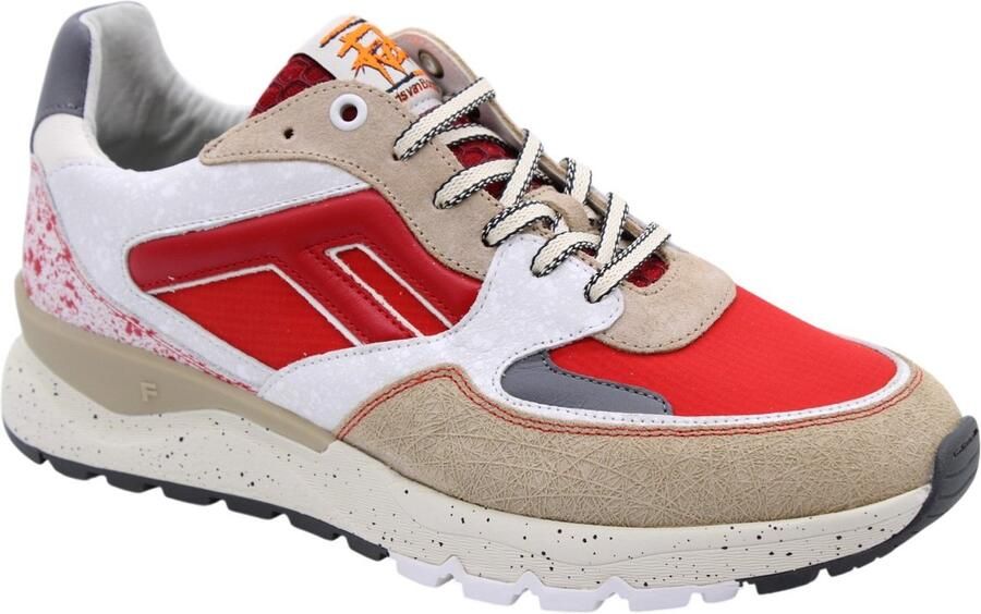 Floris van Bommel DE TREENER 01.42 Lage sneakersVrije tijdsschoenenHeren sneakers Rood
