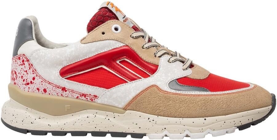 Floris van Bommel DE TREENER 01.42 Lage sneakersVrije tijdsschoenenHeren sneakers Rood