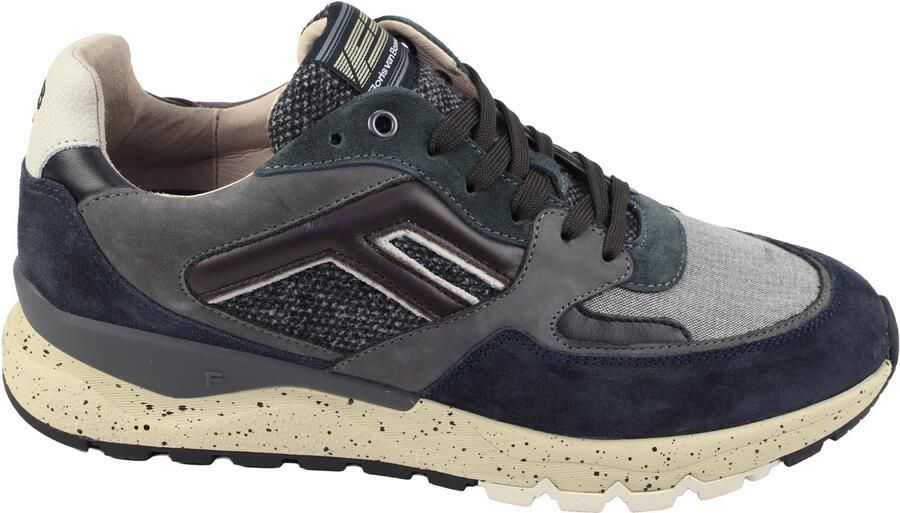 Floris van Bommel De Treener 01.60 Veterschoenen Sportief Mannen blauw kombinatie