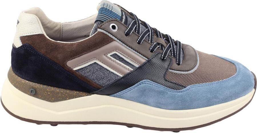 Floris van Bommel De Trikker 01.18 Veterschoenen Sportief Mannen blauw kombinatie