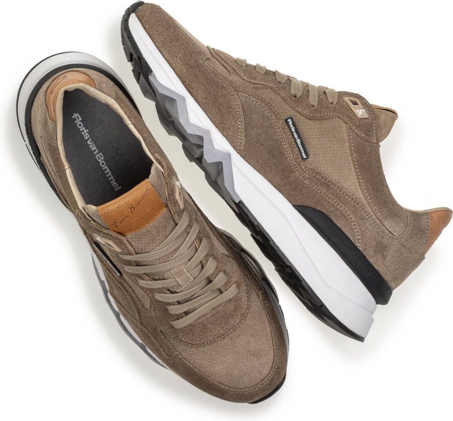Floris van Bommel DE~ZAGER~02.23~~~~~~~~~~~~~~~~ Lage sneakersVrije tijdsschoenenHeren sneakers Taupe - Foto 2