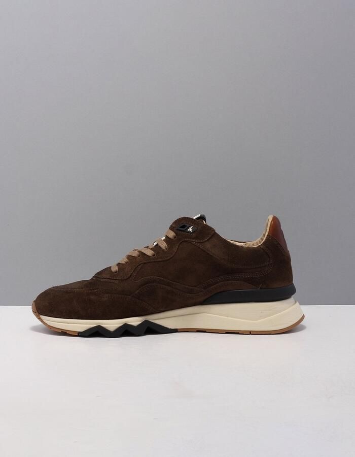 Floris van Floris van Bommel van Floris van Bommel Sneakers Heren Lage sneakers Herenschoenen Suède SFM-10136 Bruin - Foto 4