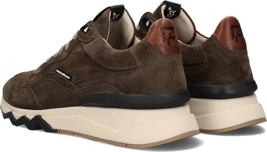 Floris van Floris van Bommel van Floris van Bommel Sneakers Heren Lage sneakers Herenschoenen Suède SFM-10136 Bruin - Foto 17