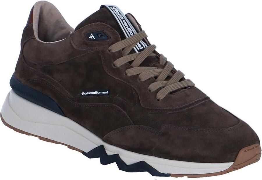 Floris van Floris van Bommel van Floris van Bommel Sneakers Heren Lage sneakers Herenschoenen Suède SFM-10136 Bruin - Foto 11