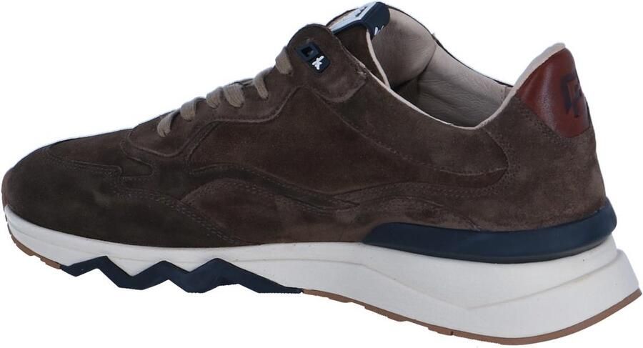 Floris van Floris van Bommel van Floris van Bommel Sneakers Heren Lage sneakers Herenschoenen Suède SFM-10136 Bruin - Foto 18