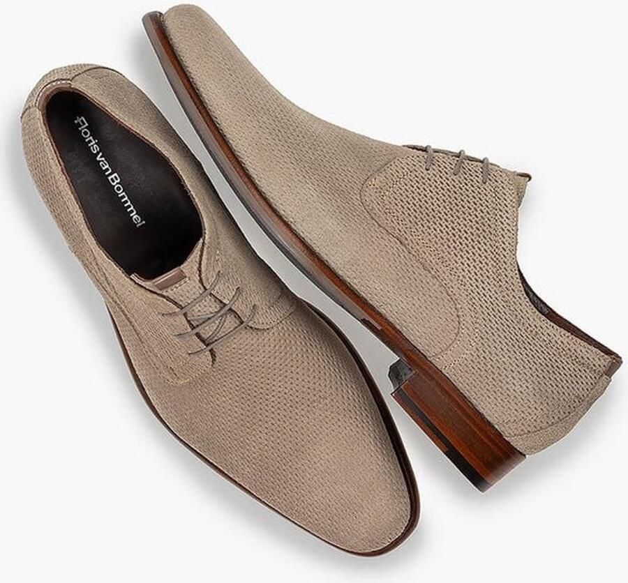 Floris van Bommel Geklede Schoen De Draver 03.30 SFM-30316-22-05 LightBrown Taupe