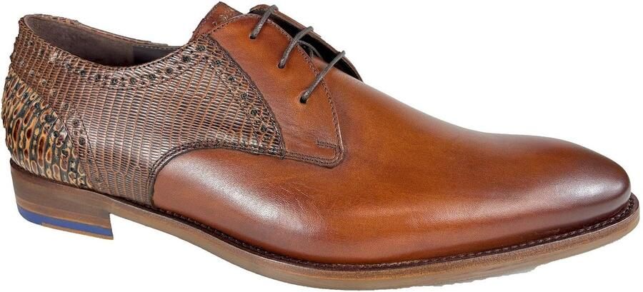 Floris van bommel 30361 De Stapper Dark Cognac G+ Wijdte Veterschoenen - Foto 2