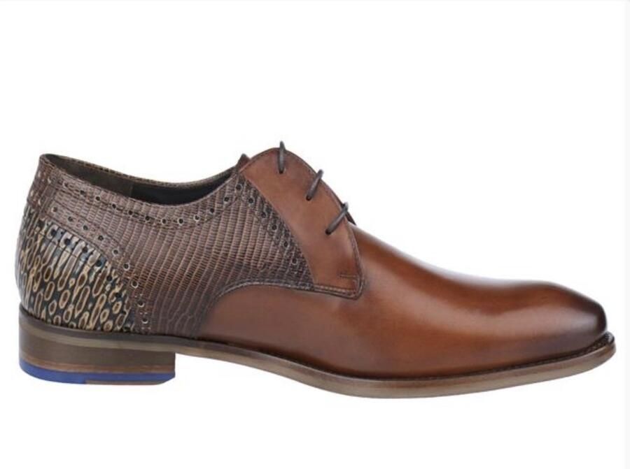 Floris van bommel 30361 De Stapper Dark Cognac G+ Wijdte Veterschoenen - Foto 2