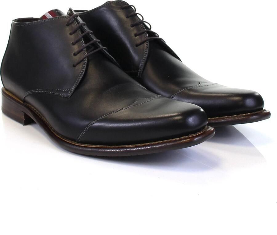 Floris van bommel 50007 De Marser 01.00 Black H-Wijdte Veter boots - Foto 2