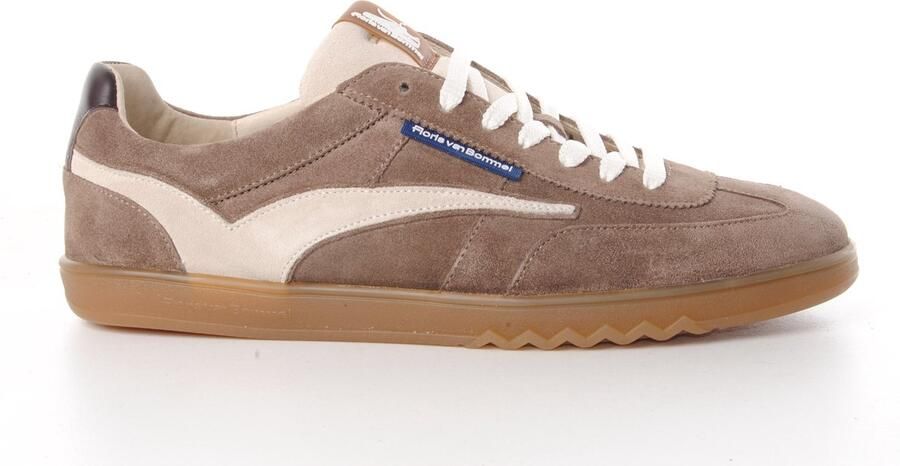 FLORIS VAN BOMMEL Lage Sneakers Heren Sfm-10224 De Zaler Maat: 46⅔ Materiaal: Suède Kleur: Taupe