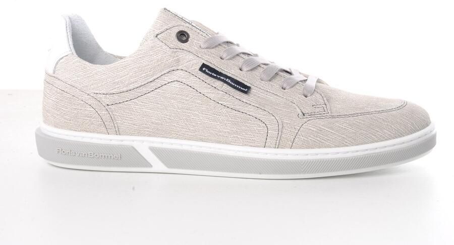 Floris van Bommel heren sneaker Terri suède grijs