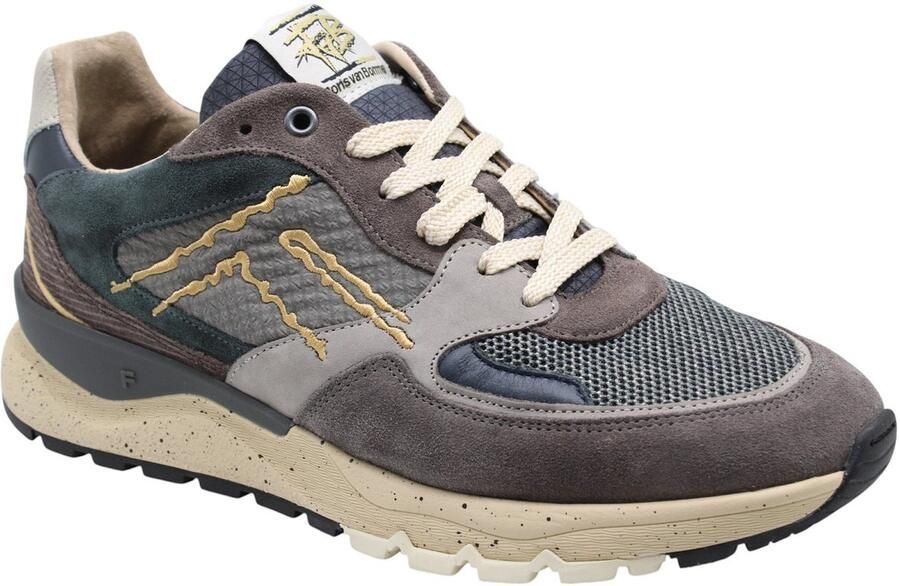 Floris van Bommel HEREN SNEAKERS GRIJS SFM-10243-31-01 DE TREENER 06.10-DARKGREY-G½ - Foto 5