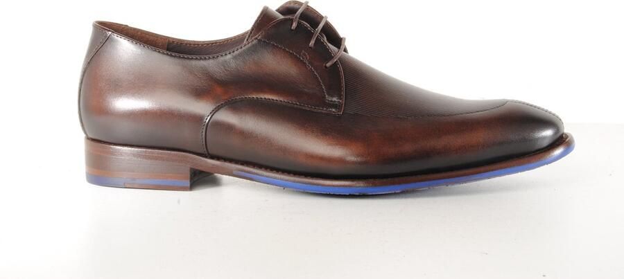 Floris van Bommel heren veterschoen De Stapper leder bruin