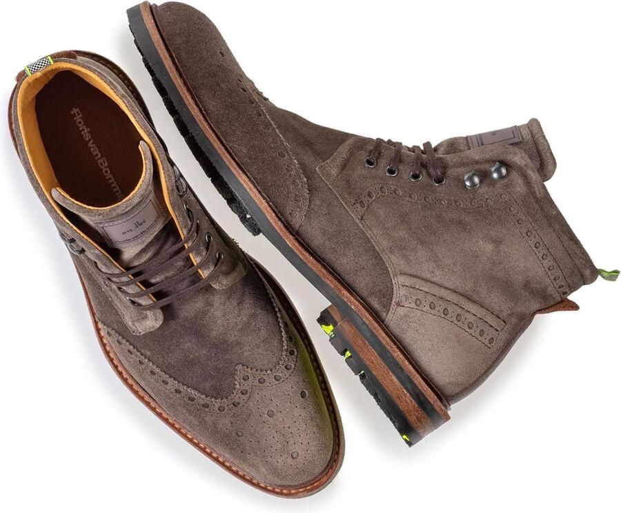 Floris van bommel 20092 Taupe H-Wijdte Boots veter-boots - Foto 3