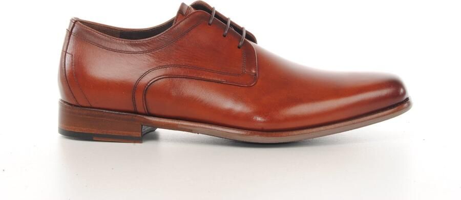 Floris van bommel 30316 De Draver 03.03 Dark Cognac H-Wijdte Veterschoenen