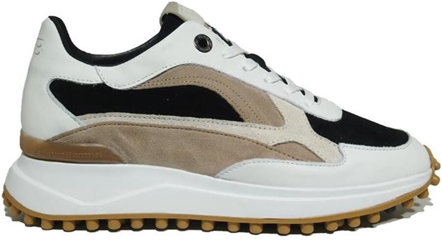 Floris van Bommel NOPPI~17.02~~~~~~~~~~~~~~~~~~~ Lage sneakersDames sneakers Wit beige - Foto 3