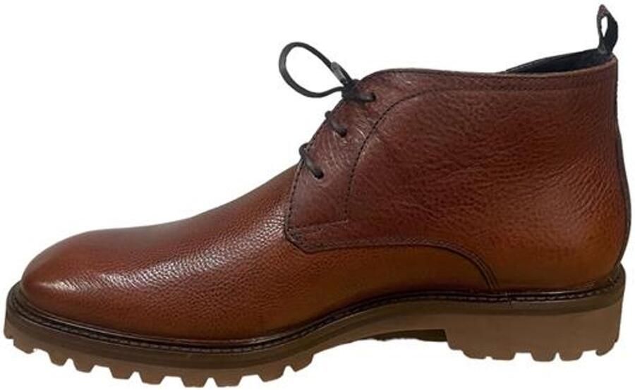 Floris van Floris van Bommel van Floris van Bommel Veterboots Heren Boots Laarzen Herenschoenen Suède SFM-50085 Cognac - Foto 18